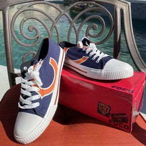 Chicago Bears Foco Low-Top Canvas Shoes